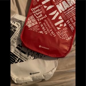 2 Lululemon Recyclable bags